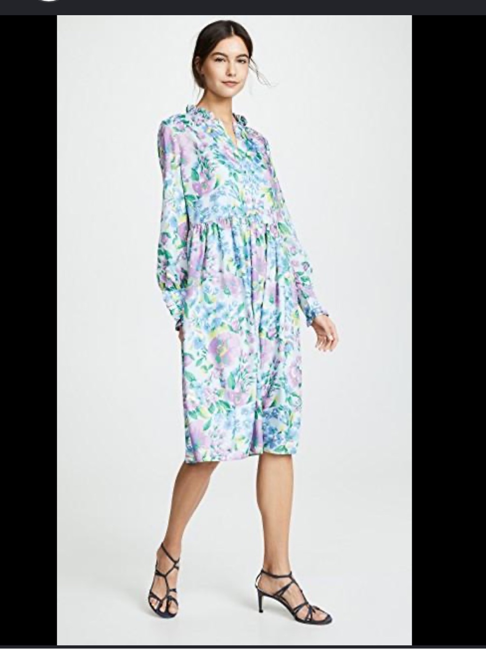 Anthropologie brand Baum und Pferdgarten Agacia Floral dress size US 10 BNWT